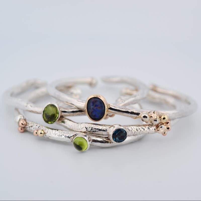 Pebbles Torque Bangle