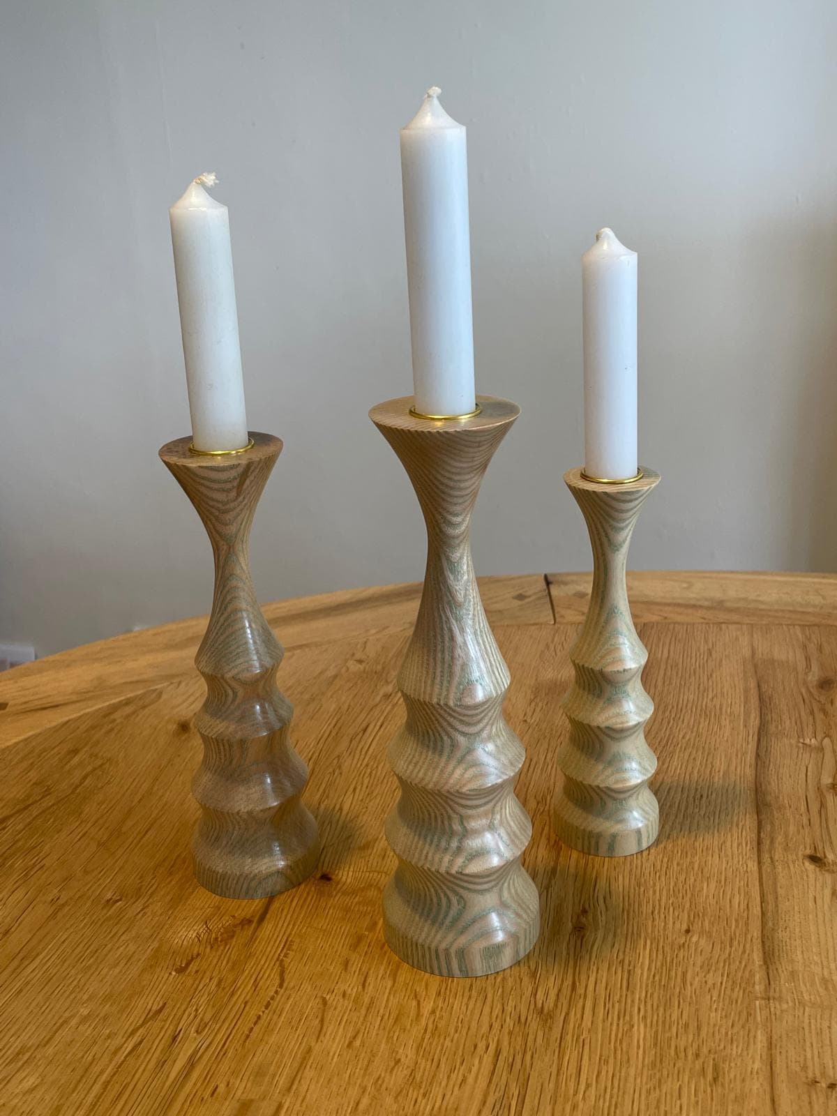 David Nutt Woodturning Candle Holders