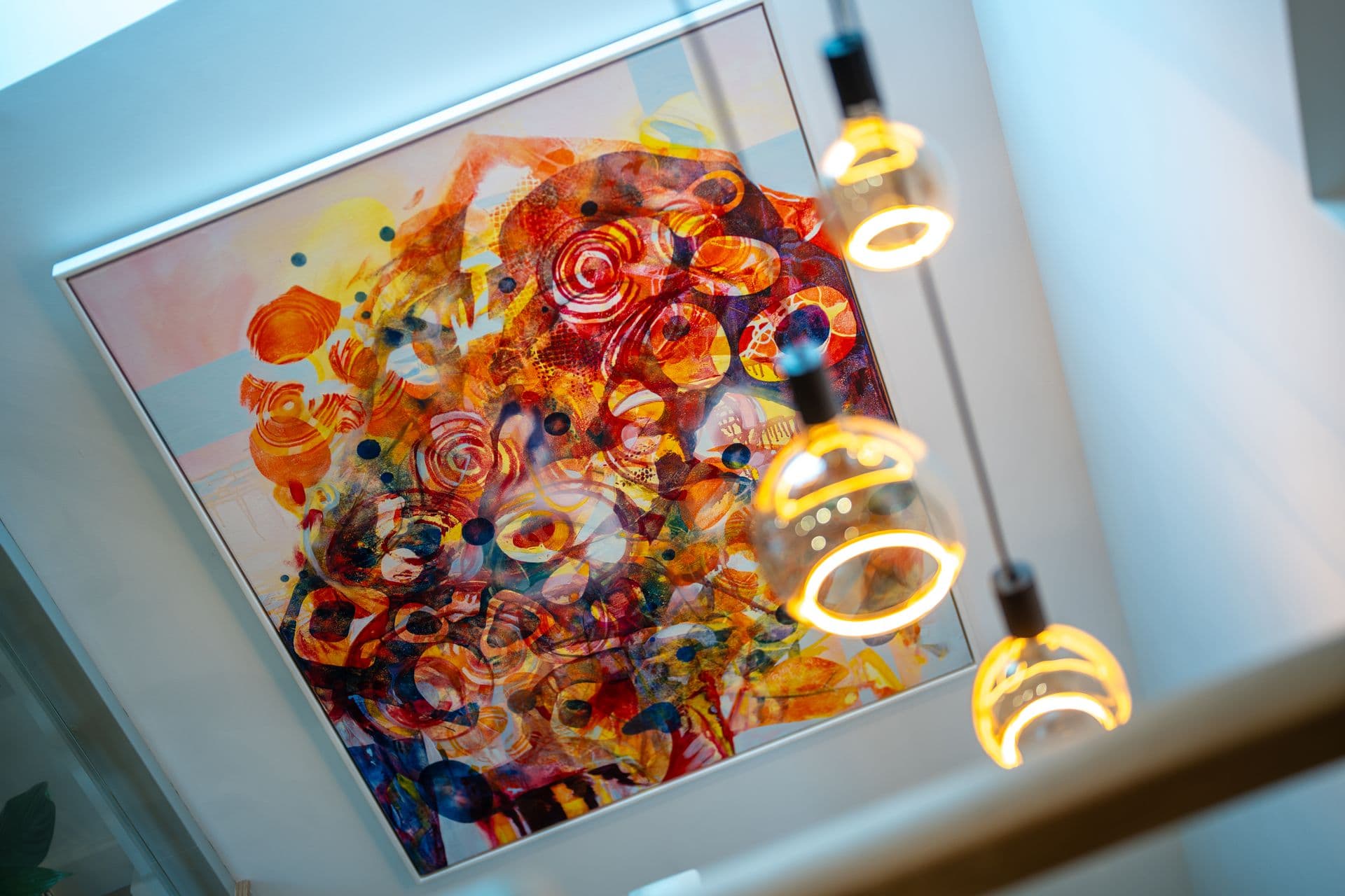 Tideswell Office Space Art Gallery Lamps With Painting C25